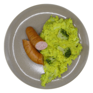Bloemkool broccoli stamppot met rookworst