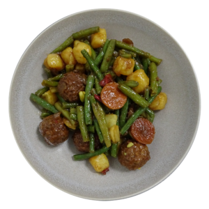 Balletjes Bonen Aardappel schotel